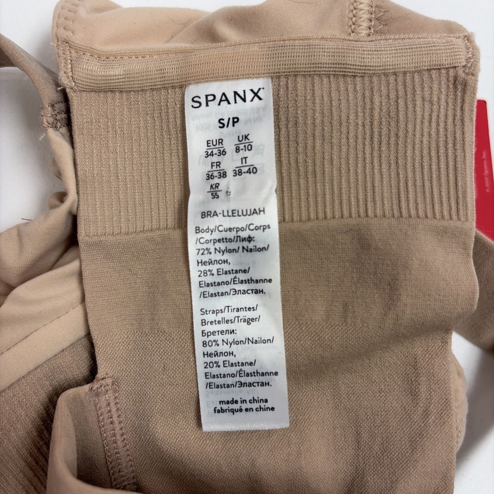 NWT Spanx Bra-llelujah! Beige Bralette Size S 30016R Classic Capsule Wardrobe - Picture 8 of 9